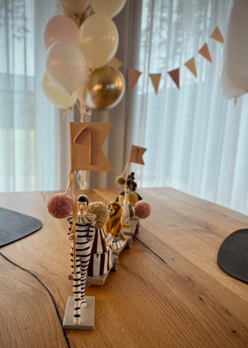 Customizable Party Cake Topper Flags — Personalized Party Decoration