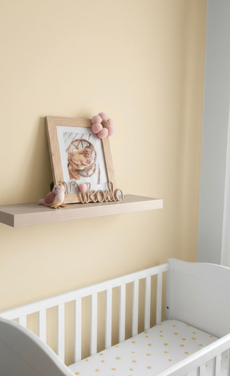 Personalized Pom Pom Baby Frame — Custom Nursery Decor